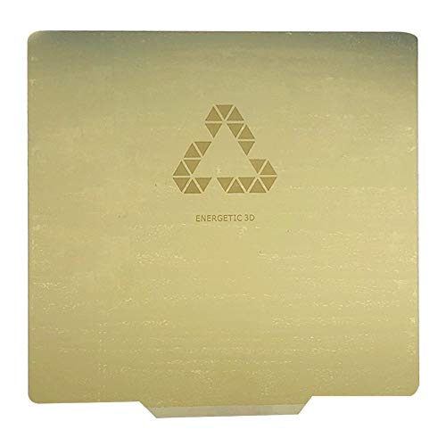 Lysee 3D Printer Parts & Accessories - FLEXBED Custom 150x150mm Flexible Build Plate,Removal Spring Steel Sheet Applied PEI Print Bed for TEVO Michelangelo 3D Printer - Size: 241x254mm
