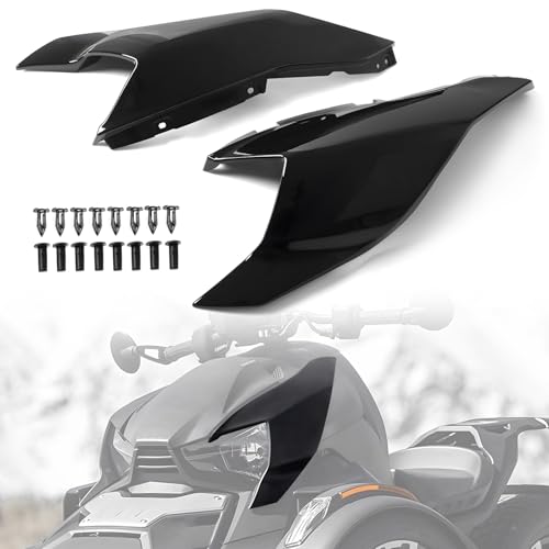 Side Fairing Panels for Can-Am Ryker, Black Body Panels for Can-Am Ryker 900, 600, Sport & Rally Edition All Models Accessories, 2PCS Replaces OEM #219400803