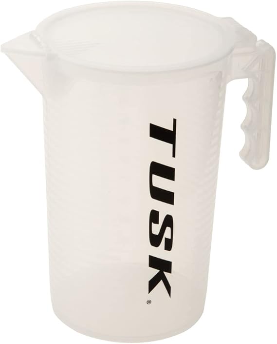 Tusk (35oz)(1000cc) Oil Change Measuring Cup with Lid for Racing and Lawn care