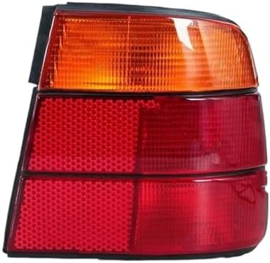 Car Tail Lights For B&MW 5-Series E34 1988 1989 1990 1991 1992 1993 1994 1995 Rear Bumper Outer Tail Lamp Turn Signal Warning Brake(1PC White Left)(1PC Yellow Right)