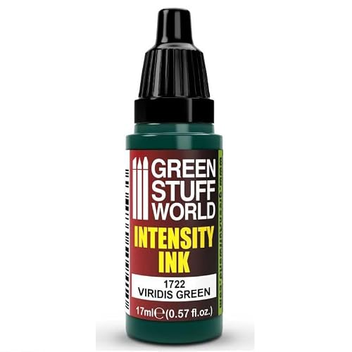 Green Stuff World Intensity Ink for Models and Miniatures Viridis Green 1722
