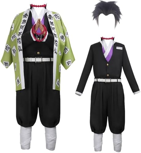 UZAIN Anime Himejima Gyoumei Cosplay Outfit Gyoumei Uniform Costume Cloak Top and Pants Full Set For Adult