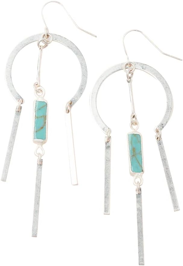 Scout Curated Wears - Dream Stone Earring - TurquoiseSilver
