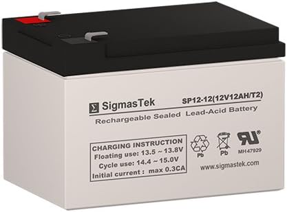 LW-6FM10 12 Volt 12 AmpH SLA Replacement Battery with F2 Terminal