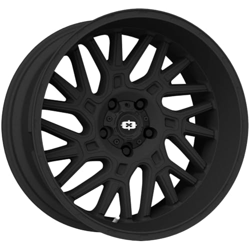 Vision 404 Brawl 20x10 5x5.5 -25mm Satin Black Wheel Rim 20 Inch