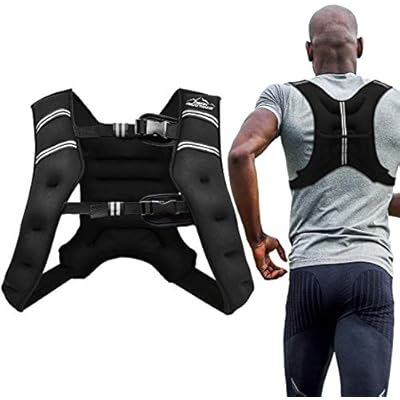 Aduro Sport Weighted Vest Workout Equipment, 4lbs6lbs12lbs20lbs25lbs30lbs Body Weight Vest for Men, Women, Kids