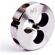 ATOPLEE 1pc M3 Metric Right Hand Thread Die,M3 X 0.5mm