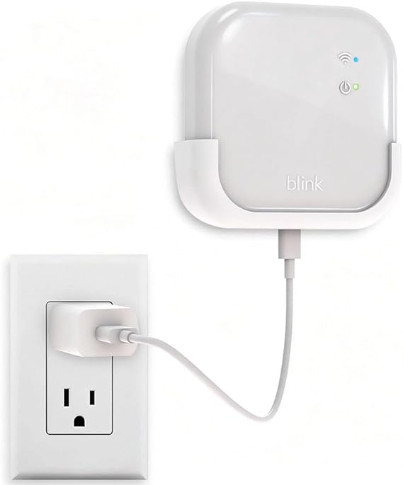 AutoSonic All-new Blink Sync Module XR Wall Mount | Space-Saving Mounting Bracket Holder Compatible with Sync Module XR 2024 Release | Blink Security Accessories | USB-C Cable Included | White