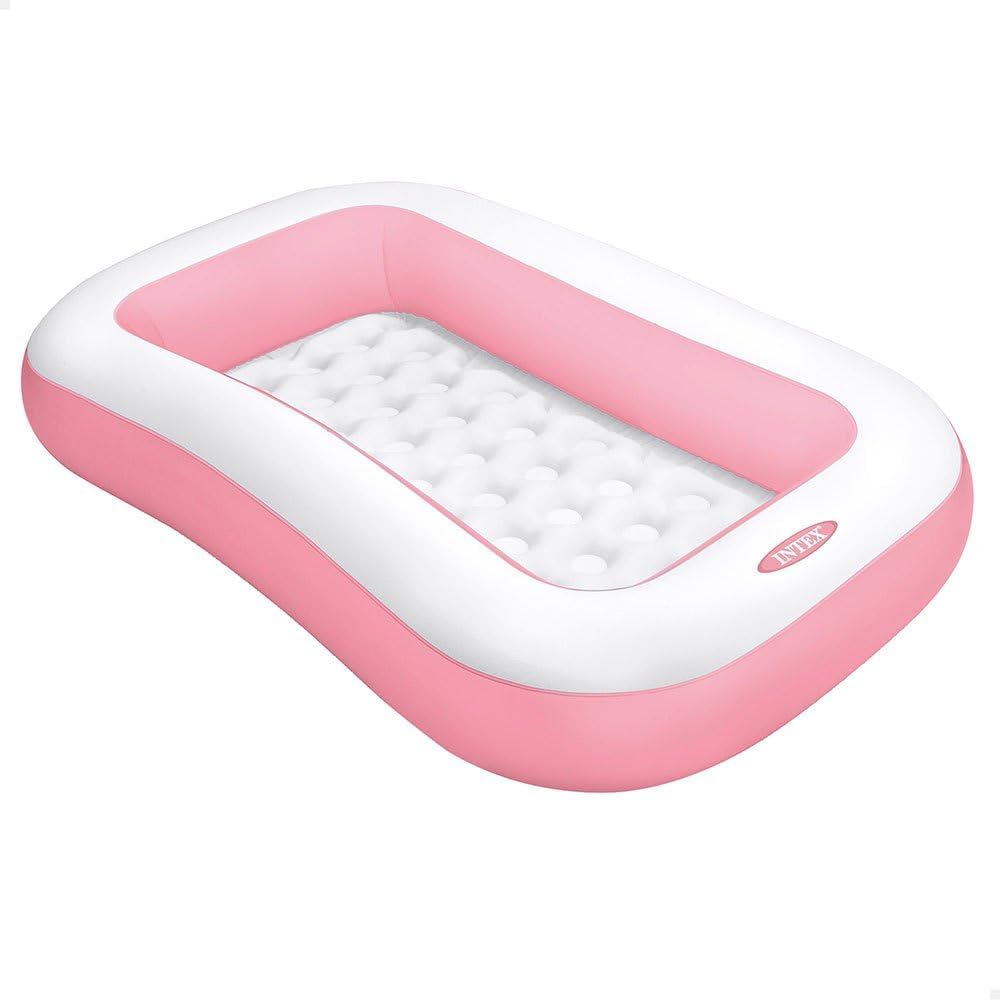 Intex 58423 Pembe Havuz 166 cm x 100 cm, su sporları, plaj malzemesi, şişme ürün, yüzme aksesuarı, kamp, dalış, güvenlik