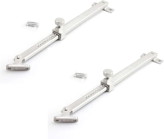 Marie 335mm Casement Stay Window Latch Lock Stainless Steel Heavy Duty Casement Stay Adjuster, 2pcs