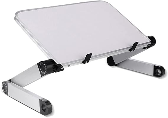 Folding Laptop Desk Aluminum Standing Riser for Macbooks Pad Notebook Computer