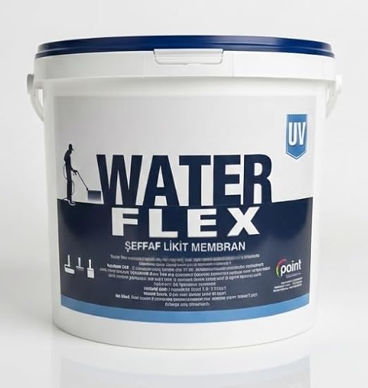 WATER FLEX - Şeffaf Likit Membran (5 L) / Sıvı Yalıtım Malzemesi