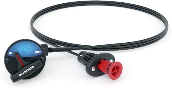 Flow-Rite SeaLok Remote Drain Plug, 8FT Actuator, Cable & Plug - Drain Plug for Boats