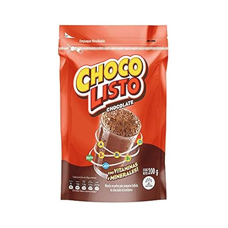 Choco Listo Chocolate Net.Wt 200 gr