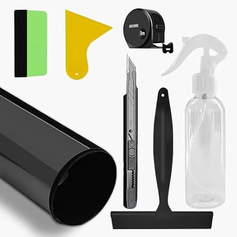Lmlpt One Way Window Privacy Film Daytime Privacy 15.75" x 78.7" Window Film Installation Kit