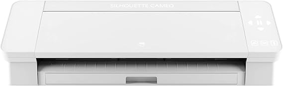 Silhouette Cameo 4 with Bluetooth, 12" Cutting Mat, Autoblade 2, 100 Designs and Silhouette Studio Software - White Edition