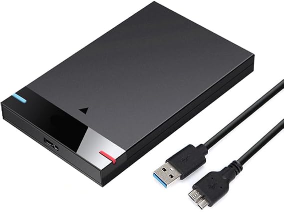 HWAYO 2.5'' 120GB Ultra Slim Portable External Hard Drive USB3.0 HDD Storage for PC, Desktop, Laptop, MacBook, Chromebook, HDD