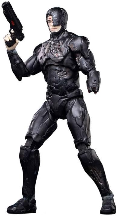 Robocop 2014: Battle-Damaged Robocop 1:18 Scale Action Figure, Multicolor