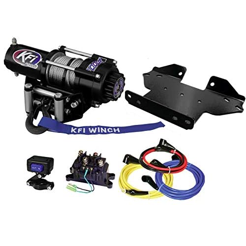 KFI Combo Kit - A2000 Winch & 100535 Winch Mount CompatibleReplacement for 2005-2021 Kawasaki Brute Force 750 4x4, 4x4i, 4x4i EPS