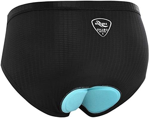 NOOYME Women Bike Underwear Gel 3D Padded Printed Design Bicycle Briefs Cycling Underwear Shorts