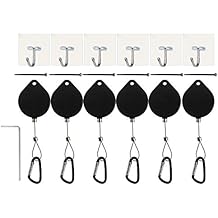 DS.Distinctive STYL VR Accessories Cable Management 6 Packs - Drill Free Retractable Ceiling Suspension System for HTC Vive/HTC Vive Pro Virtual Reality/Oculus Rift/PlayStation VR/Microsoft MR