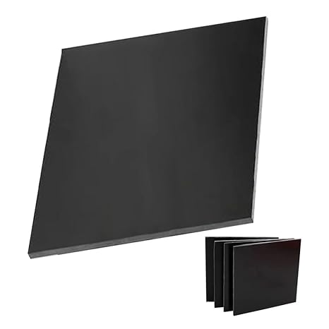 Black Fibreglass Plate Sheet, 1pcs G10 Epoxy Glass Fiber FR4 3D for Antistatic Carbon Fiber Board Plate ,100MM x 100MMx1mm