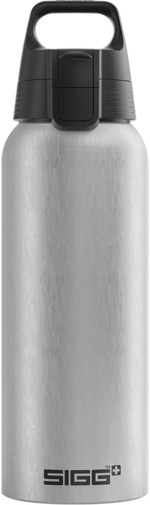 SIGG - Aluminum Water Bottle - WMB Pathfinder Alu - ClimatePartner Certified - Suitable for Carbonated Beverages - Leakproof & Lightweight - BPA Free - Grey - 34 Oz