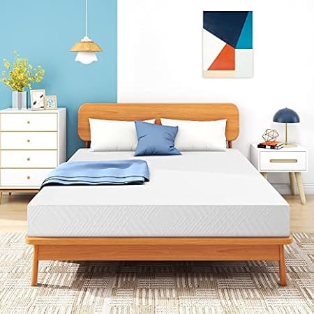 MLILY Twin Mattress, 6 Inch Memory Foam Mattress Bed in a Box, Medium, Green Tea and Cooling Gel Infused CertiPUR-US Certified, Made in USA