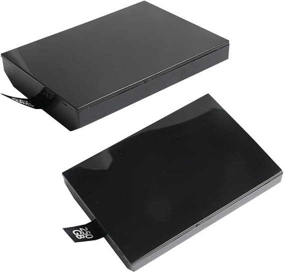 Ximimark Internal Hard Disk Drive Enclosure Replacement HDD Caddy Case Shell for Xbox 360 Slim (20GB/60GB/120GB/250GB/320GB/500GB),2Pack，