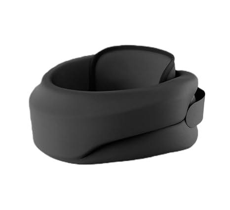 Heated Neck Brace Cervical Collar - Neck Support Brace with Heating Pad, Soft Foam Wraps Keep Vertebrae Stable and Aligned for Relief of Cervical Spine Pressure for Women & Men Black (M Size)
