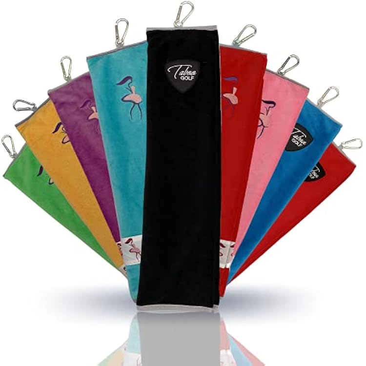 Taboo Golf Premium Golf Towel Black
