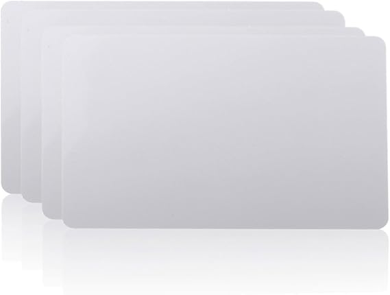 10pcs Blank Nfc Card Ntag215 Pvc White Contactless Iso 14443a