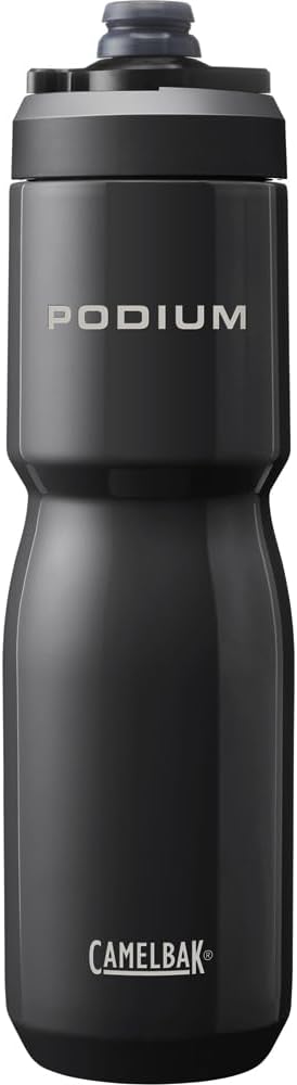 CamelBak Podium Stainless Steel Water Bottle 22oz, Black