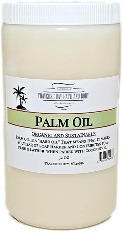 Traverse Bay Bath and Body - Palm Oil - Sustainable, Kosher - 32 fl oz Jar