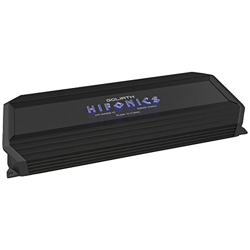 Hifonics GA-5000.1D 27.10in. x 10.30in. x 3.70in. Goliathr Series Monoblock Super D-Classtm Amp 5,000 W