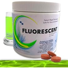 New Resources Group Water Leak Tracing Tablets Neon Bright Green Dyes Detect Illegal Discharge Boats, EPA Standard Sewer and Drain Commercial