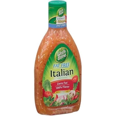 Wish-Bone Fat Free Italian Salad Dressing 16 oz (Pack of 6)
