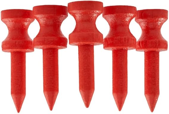 100 PCS Bamboo Golf Tees | Multiple Colours & Sizes | Castle Golf Tees | Standard Golf Tees | Eco Friendly & Sustainable Bamboo Golf Tees