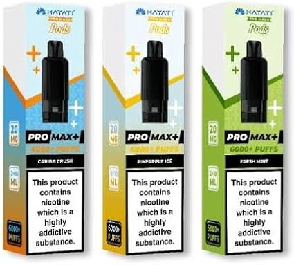 Hayati 6000 Pro Max Plus 6K Pods | Refillable Pods | Easy Installation | Pack of 1 (Lemon lime)