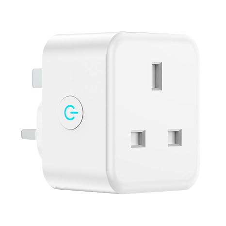 EIGHTREE Smart Plug with Energy Monitoring, 2.4 GHz Only WiFi Plug 1-Pack | APP Remote Control, Voice Control via Alexa & Google, Timers & Schedules, Away Mode, Easy Setup, No Hub Required, 13A