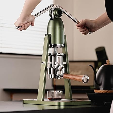Manual Espresso Machine - Portable Hand-Press Coffee Maker, 80ml Capacity for Home and Outdoor Use