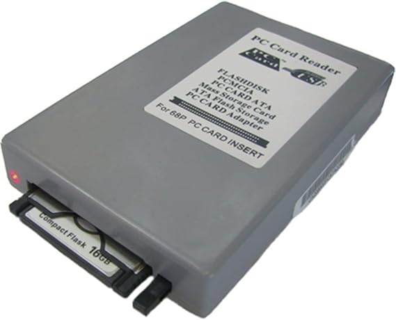 ATA PCMCIA Memory Card Reader, 68PIN PCMCIA Card to USB Adapter Converter, CardBus PCMCIA PC Card/ATA Memory Card Reader