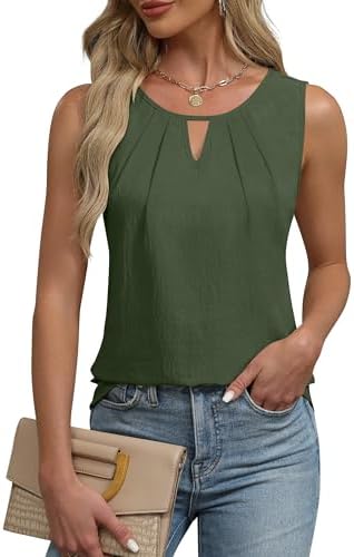 Blooming Jelly Womens Business Casual Tank Top Summer Sleeveless Outfits 2026 Spring Trendy Dressy Work Shirt