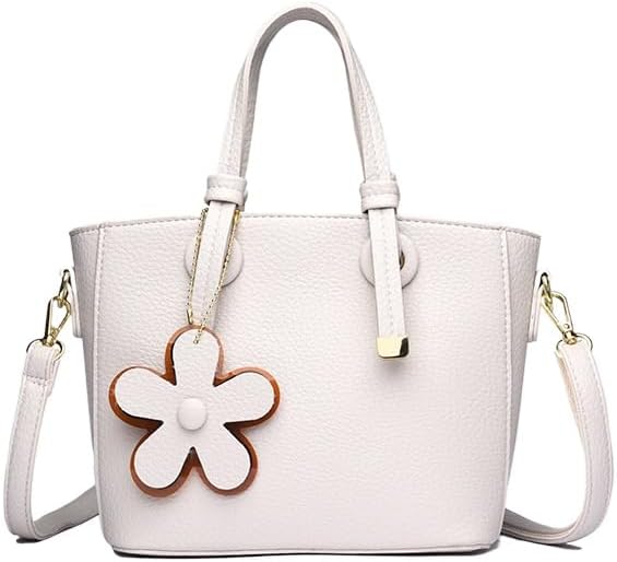 Women Shoulder Bag with Floral, 2025 Trendy Large Capacity Tote Purse, Lightweight Leather Handbag for Work Travel