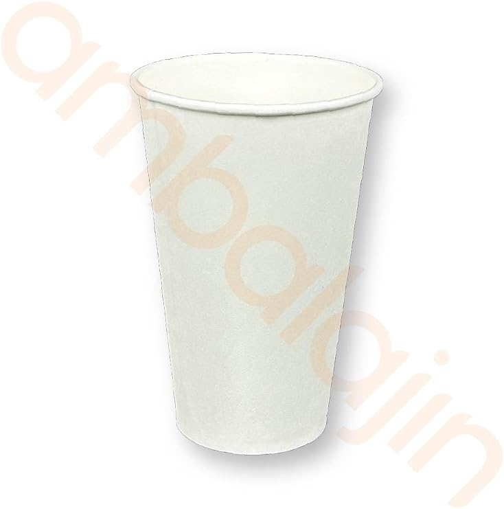 100 Adet12 Oz Kağıt Karton Bardak – Sıcak İçecek İçin Kahve Çay Bardağı