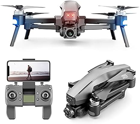 Drone For Adults With Double Camera EPTZ Camera 4K/6K Foldable Rc Quadcopter Rtf 4ch 5ghz Remote Control 28 Minutes Flight Time Includes Carrying Case