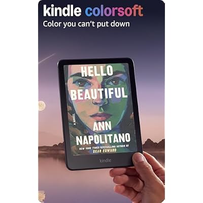 Like-New Amazon Kindle Colorsoft Signature Edition 32GB (newest model) With color display, auto-adjusting front light, wireless charging, and long battery life - Metallic Black