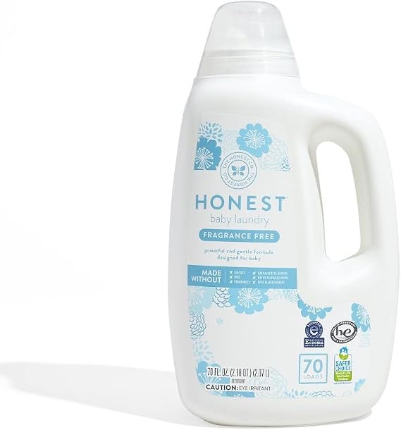 Honest, Baby Laundry Detergent Fragrance Free, 70 Fl Oz