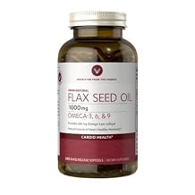 Vitamin World Flax Seed Oil 1000mg Provides 450 mg Omega 3 per softgel 240 Rapid Release softgels