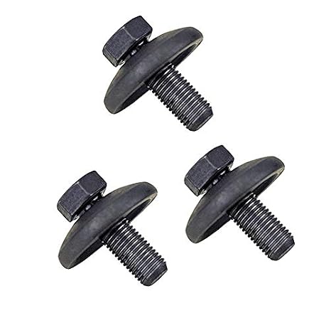 New 14457 (3 Pack) Rotary Blade Bolt & Washer Compatible with Husqvarna Craftsman 532193003 193003 Check Full Model List in Description + Free Lawn Care E-Book